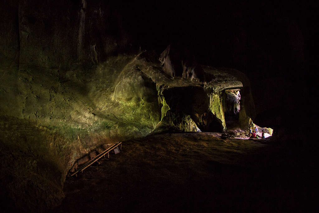 Huge cave system used in Vietnam war near Nong Khiaw, Laos